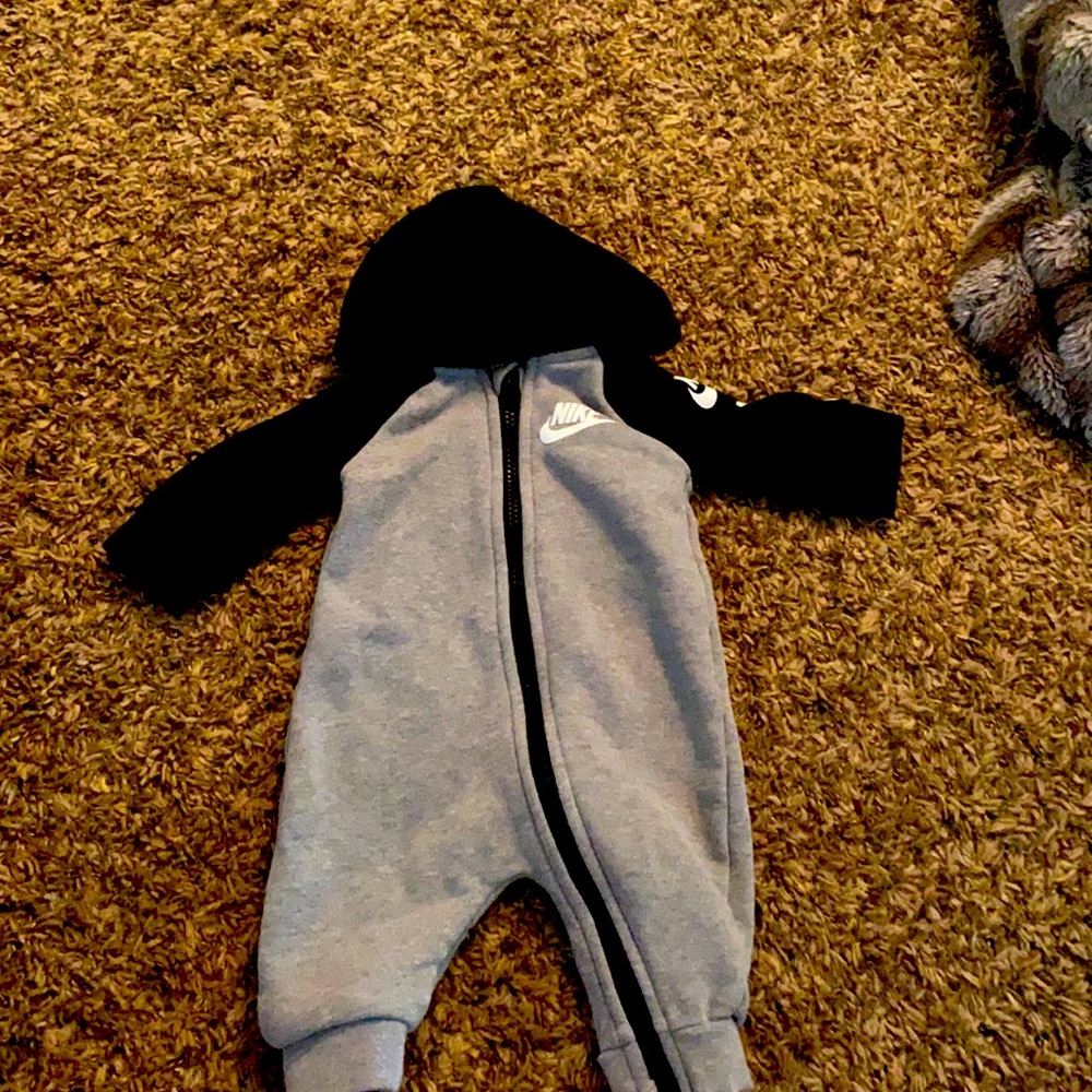 Nike jacket onesie